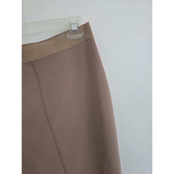By Malene Birger Poison Tan Straight Stretchy Knee Length Pull On Pencil Skirt M - Picture 2 of 6